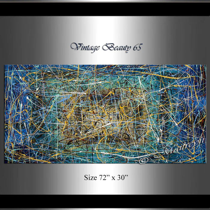 Abstract Paintings Gallery | Jackson Pollock | LargeModernArt - Vintage Beauty 65