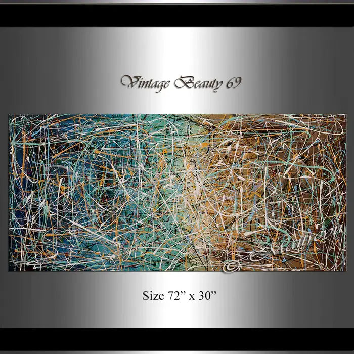 Contemporary Art for Sale | Jackson Pollock | LargeModernArt - Vintage Beauty 69