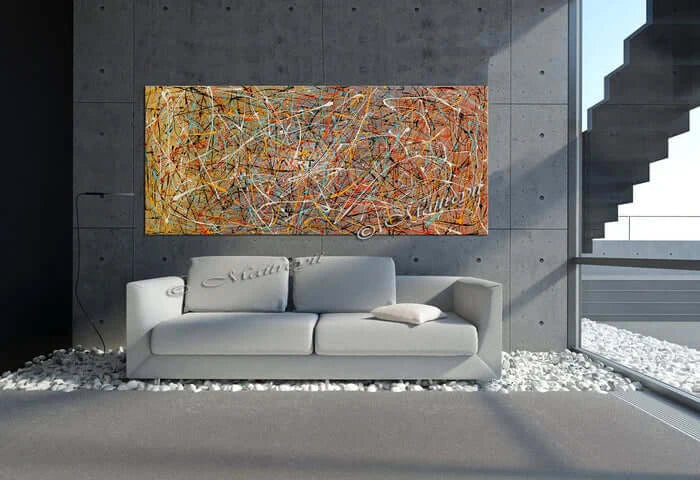 Jackson Pollock the deep | LargeModernArt - Vintage Beauty 80