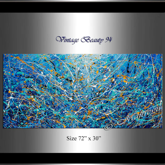 Artwork to Buy Online | Jackson Pollock | LargeModernArt - Vintage Beauty 94