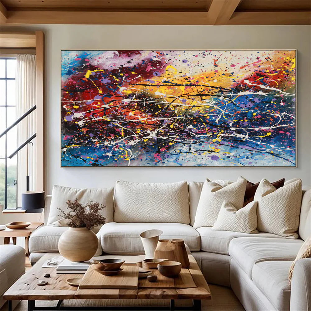 Modern Art contemporary large paintings on Canvas Modern Wall Art oversize Painting - Amazing Abstract 32