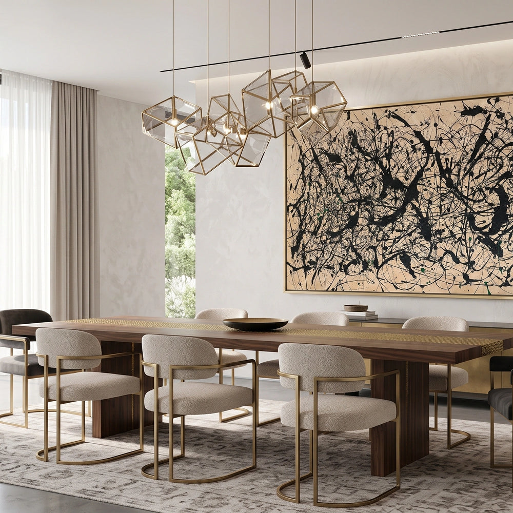 Jackson Pollock Style Painting – Contemporary Abstract Art - Luxurious Strings 3