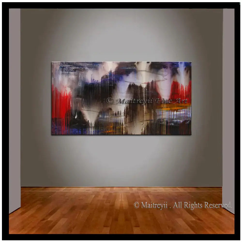 Abstract Modern Art Oil Painting on Canvas Modern Wall Art Amazing Melting Rock Painting