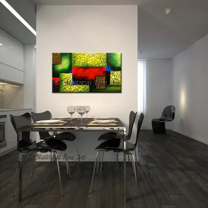 Abstract Modern Art Oil Painting on Canvas Modern Texture Painting - Mystic Texture 4