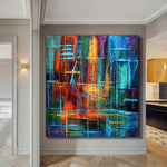 Abstract Art for Sale | Online Art Gallery - Large Modern Art - Visual Illusion - LargeModernArt