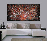 Jackson Pollock Style Oil Painting For Luxury homes - Abstract Art 109