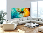 Abstract Modern Art Oil Painting on Canvas Modern Wall Art Painting - Amazing Abstract 2 - LargeModernArt