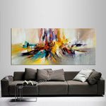 Large Modern Art Oil Painting on Canvas Modern Wall Art oversize Painting - Amazing Abstract 11 - LargeModernArt