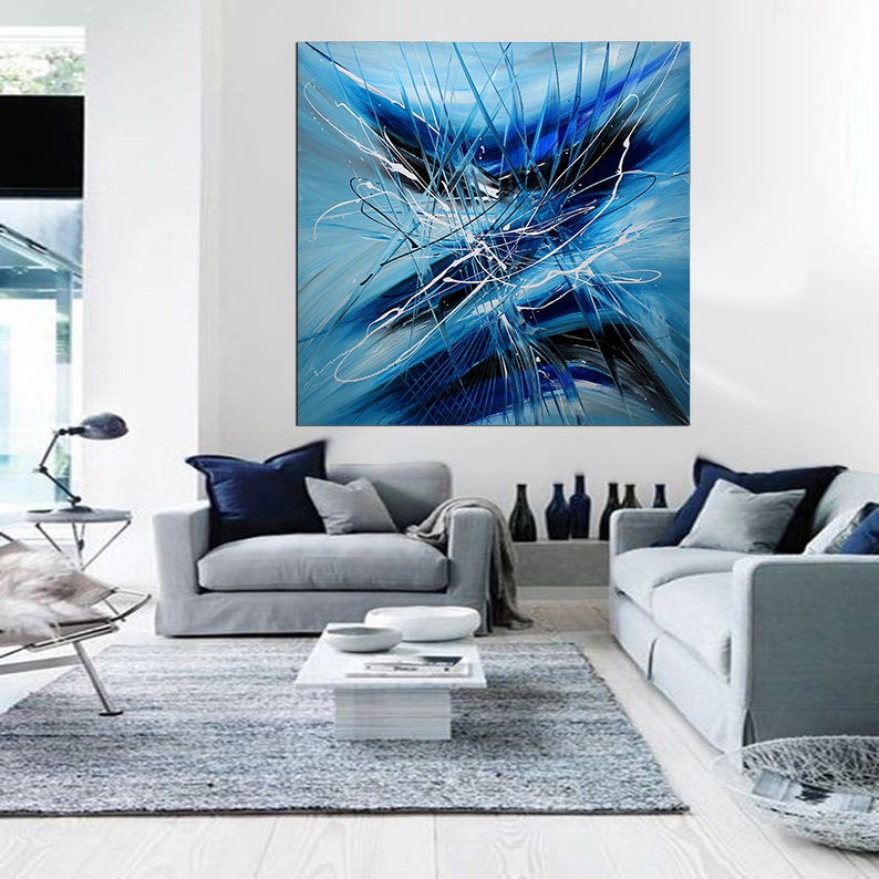 large Wall Art - Blue Ray