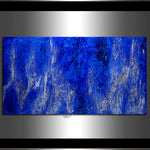 Abstract Art | Blue Visual Depth Texture Painting | LargeModernArt - Blue Texture - LargeModernArt