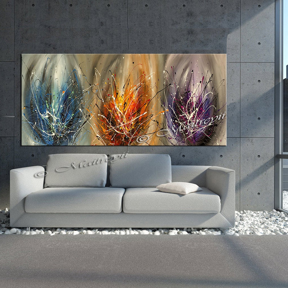 Multicolored Abstract Art For Sale - Glimpse of Light
