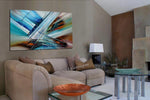 Abstract Paintings For Sale -  Lightning Returns - LargeModernArt