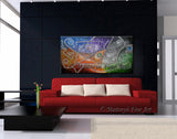 Abstract Painting Modern Art for Sale - Luscious Strings 2 - LargeModernArt