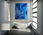 Modern Art Oil Painting For Luxury homes - New York City - LargeModernArt