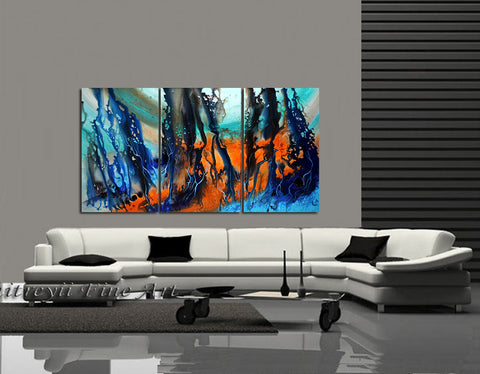 Modern Art Oil Painting For Luxury homes - Ocean Miracle 3 - LargeModernArt