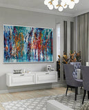 Abstract Angel Paintings | Jackson Pollock Style | Large Modern Art ...