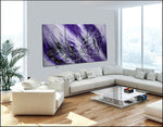 Framed Wall Art Purple Painting Wall Decor Sale - Royal Purple - LargeModernArt