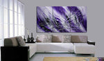 Framed Wall Art Purple Painting Wall Decor Sale - Royal Purple - LargeModernArt