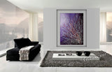 Purple Large Painting  Jackson Pollock - Royal Purple - LargeModernArt