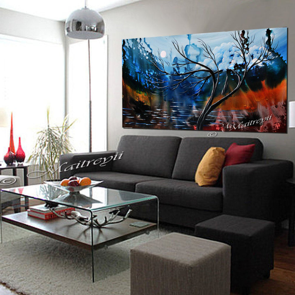 Abstract Paintings  Nature Landscape Art For Luxury Homes | Swaft of Sunlight