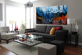Abstract Paintings  Nature Landscape Art For Luxury Homes | Swaft of Sunlight