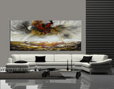 Large Ocean Art Oil Painting on Canvas - Modern Wall Art - Seascape 30 - LargeModernArt