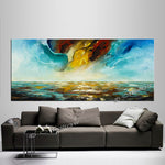 Original Modern Art Oil Painting For Sale - Amazing Seascape 33 - LargeModernArt