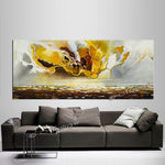 Large Ocean Art Oil Painting on Canvas Modern Wall Art - Seascape Painting 4 - LargeModernArt