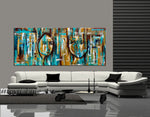 Large Modern Art Oil Painting on Canvas Modern Wall Art Figurative - Divine Love 7 - LargeModernArt