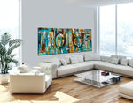 Large Modern Art Oil Painting on Canvas Modern Wall Art Figurative - Divine Love 7 - LargeModernArt