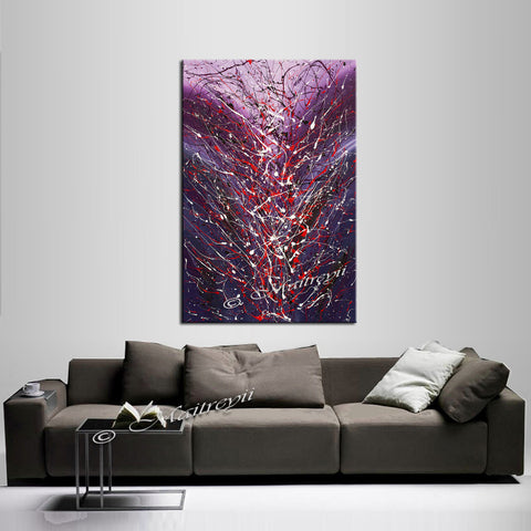Abstract Painting For Sale Large Oil Painting On Canvas - Luxury Modern Wall Art | Sparkling Beauty 4 - LargeModernArt