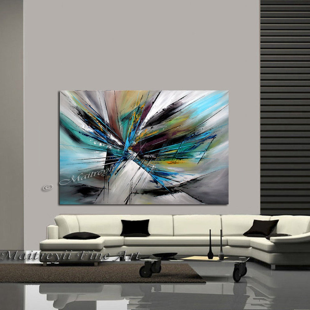 Large Modern Art Wall Painting on Canvas Modern Home Art living Room Painting - Universal Light