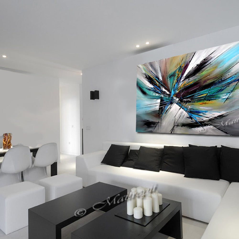 Large Modern Art Wall Painting on Canvas Modern Home Art living Room Painting - Universal Light