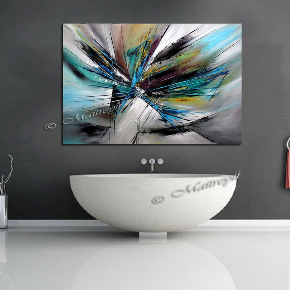 Large Modern Art Wall Painting on Canvas Modern Home Art living Room Painting - Universal Light
