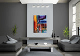 Wall Art Paintings For Sale Original Artwork On Canvas, Extremely Modern Style Interior Decor - Unreal Beauty 12 - LargeModernArt