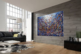 Painting Jackson Pollock Multiple Size Drip Style Abstract art on Canvas, large Wall Art - Vintage Beauty 131 - LargeModernArt