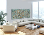 Jackson Pollock Style | Abstract artwork large oil painting oversize luxury Homes - Vintage Beauty 60 - LargeModernArt