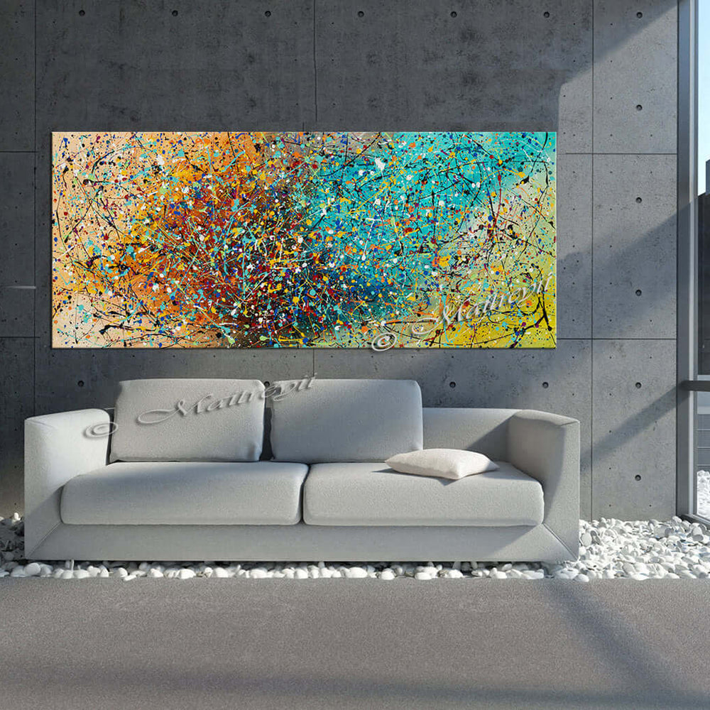 Original Canvas Paintings for Sale | LargeModernArt - Vintage Beauty 100