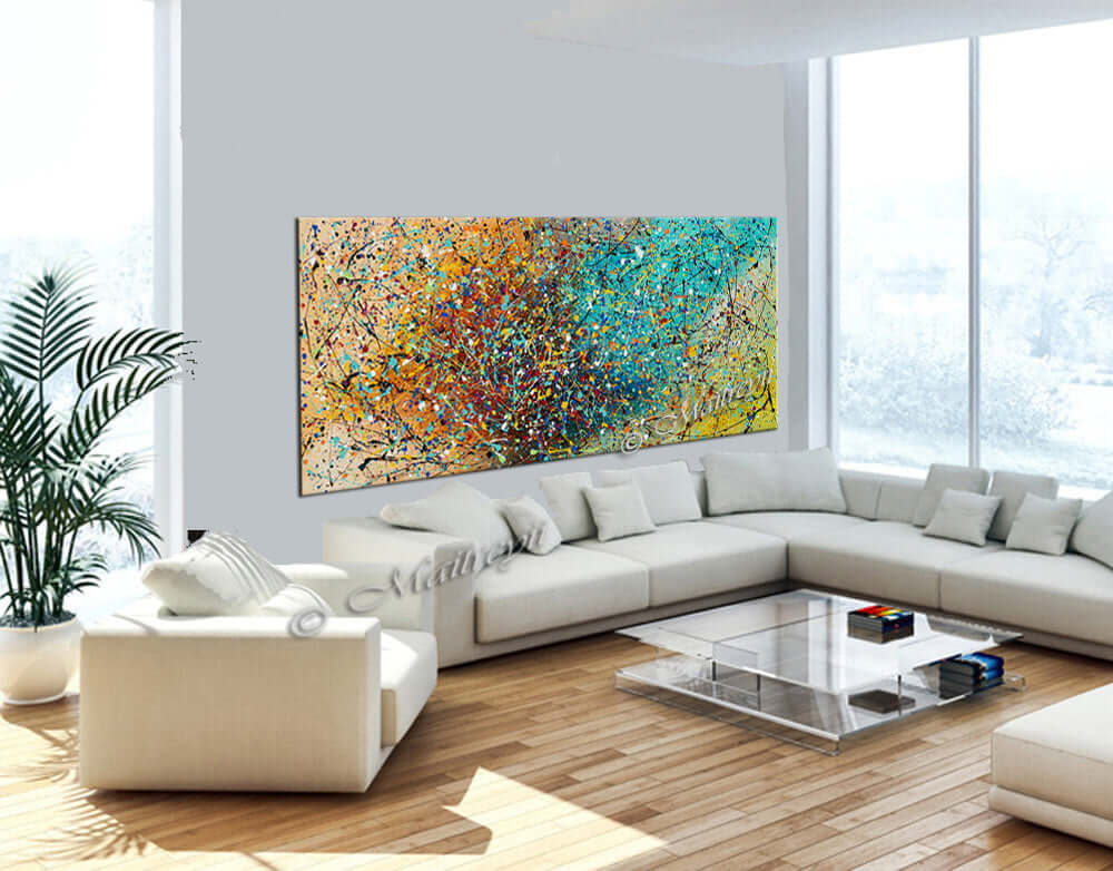 Original Canvas Paintings for Sale | LargeModernArt - Vintage Beauty 100 - LargeModernArt