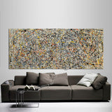 Abstract Angel Paintings | Jackson Pollock Style | Large Modern Art - Vintage Beauty 102 - LargeModernArt