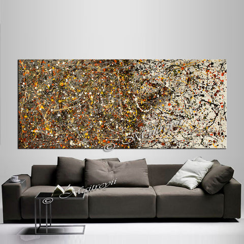 Wall art Paintings | Jackson Pollock | LargeModernArt | Worldwide Shipping - Vintage Beauty 114 - LargeModernArt