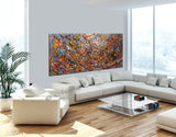 Abstract Angel Paintings | Jackson Pollock Style | Large Modern Art - Vintage Beauty 118 - LargeModernArt