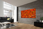 Jackson Pollock Red Painting extra large abstract art Modern Wall oversize canvas - Vintage Beauty 137 - LargeModernArt