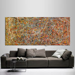 Jackson Pollock the deep | LargeModernArt - Vintage Beauty 80 - LargeModernArt