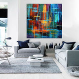 Large Abstract Painting For Sale Livingroom Original Abstract Modern Home Decor Contemporary Art Gallery - LargeModernArt
