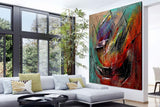 Bohemian Painting Modern Art for sale Online - Original Oil Painting on Canvas - Abstract Wall Art for Luxury Homes - LargeModernArt