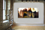 Abstract Modern Art Oil Painting on Canvas Modern Wall Art Texture Painting - Melting Rock 19 - LargeModernArt
